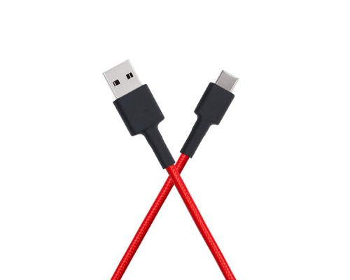 Кабель Xiaomi Mi Braided USB Type-C Cable 100см Red SJX10ZM (SJV4110GL) (703805)