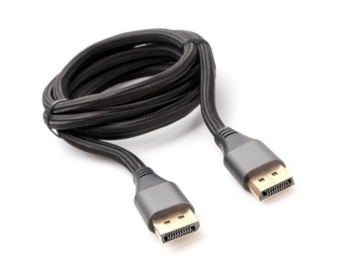 Кабель DisplayPort Cablexpert CC-DP8K-6 v1.4, 1.8м, 20M/20M, нейлоновая оплетка, метал. разъемы, пакет6 (118989)
