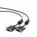 Кабель DVI-D single link Cablexpert CC-DVI-BK-6, 19M/19M, 1.8м, черный, экран, феррит.кольца, пакет  (081535)