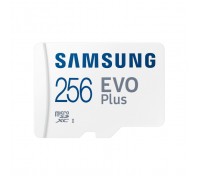 Карта памяти microSDXC 256GB Samsung EVO Plus Memory Card MB-MC256KA UHS-I U1 Class 10, Adapter, 130 MB/s, 10000 циклов, - 25°C to 85°C, RTL 200 (397521/315310)                                                                                          