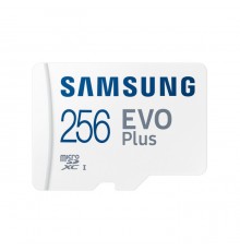 Карта памяти microSDXC 256GB Samsung EVO Plus Memory Card MB-MC256KA UHS-I U1 Class 10, Adapter, 130 MB/s, 10000 циклов, - 25°C to 85°C, RTL 200 (397521/315310)                                                                                          