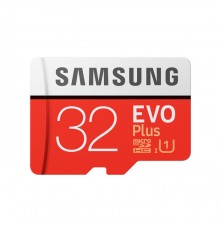 Карта памяти microSDXC 32GB Samsung EVO Plus Memory Card MB-MC32GA UHS-I U1 Class 10, Adapter, 95/20 MB/s, RTL (676401) (MB-MC32GA/APC) 200                                                                                                               