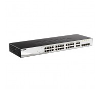 Коммутатор DGS-1210-28/F3A Настраиваемый L2 коммутатор с 24 портами 10/100/1000Base-T и 4 комбо-портами 100/1000Base-T/SFP  (465802)                                                                                                                      