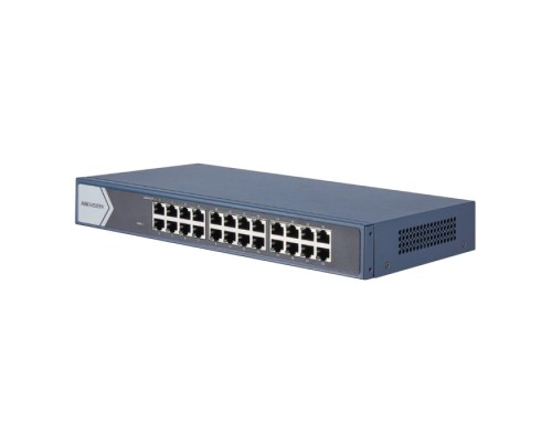 Коммутатор DS-3E0524-E(B) 24  Gigabit RJ45 ports, 19-inch Rack-mountable Steel Case Unmanaged Switch (078449)