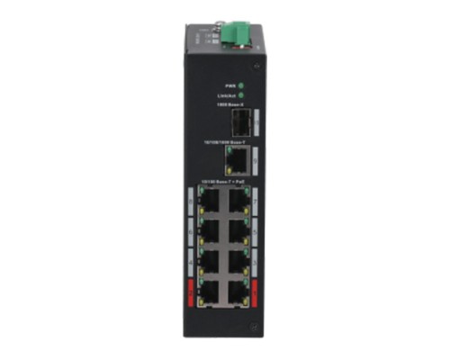 Коммутатор Dahua DH-PFS3110-8ET-96-V2 8-портовый неуправляемый коммутатор с РoЕ