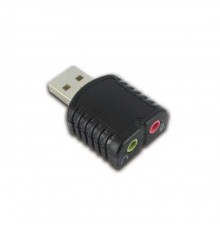 Звуковая карта Speed Dragon USB Черная (FG-UAU02D-1AB-BU01)                                                                                                                                                                                               