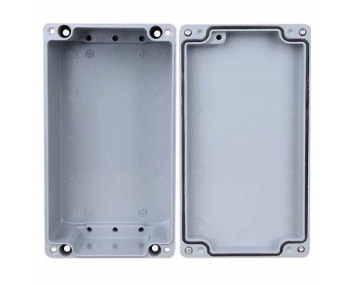 Корпус ACD Metal case IP65, 200*120*80mm, металлический, 3 отверстия (28 + 28 + 23мм) с рез