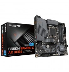 Материнская плата B660M GAMING X AX DDR4, Socket 1700, Intel®B660, 4xDDR4-3200, HDMI+DP, 2xPCI-Ex16, 4xSATA3(RAID 0/1/5/10), 2xM.2, 8Ch Audio, 2,5GbLan, WiFi, (5+4)xUSB2.0, (3+2)xUSB3.2, (0+1)xUSB3.2 Type-C™, mATX, RTL                                