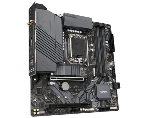 Материнская плата B660M GAMING X AX DDR4, Socket 1700, Intel®B660, 4xDDR4-3200, HDMI+DP, 2xPCI-Ex16, 4xSATA3(RAID 0/1/5/10), 2xM.2, 8Ch Audio, 2,5GbLan, WiFi, (5+4)xUSB2.0, (3+2)xUSB3.2, (0+1)xUSB3.2 Type-C™, mATX, RTL