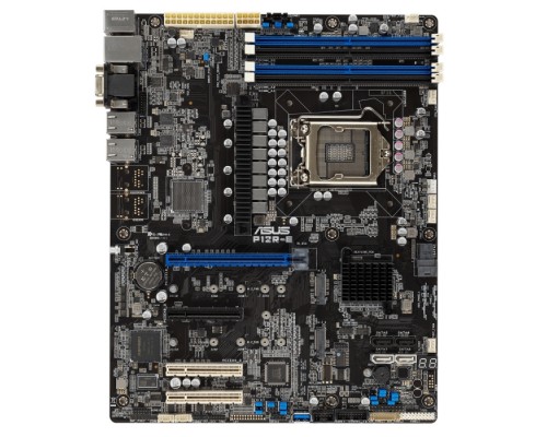 Материнская плата P12R-E ATX, LGA 1200, 4x DDR4 DIMM (to 128GB ECC UDIMM), 6x USB 3.0 (4 rear), 8x SATA (4 in MiniSAS HD), 1x PCIE x16/x8, 1x PCIE x8, 2x PCIE x8 (link x4), 2xM.2 22110, LAN 2x 1Gb, Video AST2600, IPMI Option (420217)