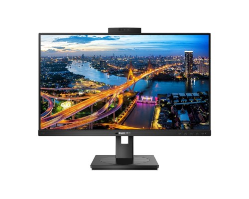 Монитор 23.8 PHILIPS 242B1H/00 Black (IPS, 1920x1080, D-sub+DVI+HDMI+DP, 4 ms, 178°/178°, 250 cd/m, 50M:1(1000:1), Camera, MM, Pivot) (764234)