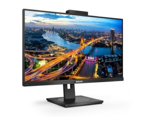 Монитор 23.8 PHILIPS 242B1H/00 Black (IPS, 1920x1080, D-sub+DVI+HDMI+DP, 4 ms, 178°/178°, 250 cd/m, 50M:1(1000:1), Camera, MM, Pivot) (764234)