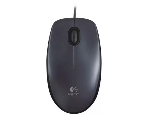 Мышь (910-001793) LOGITECH WIRED MOUSE USD M90 - GREY