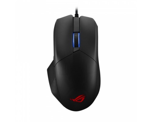 Мышь ASUS ROG Chakram Core 90MP01T0-BMUA00 оптическая, проводная, 16000 dpi, USB, RGB подсветка, 6 кнопок, доп.джойстик, цвет  черная