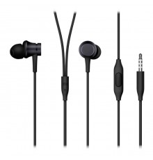 Проводные наушники с микрофоном Xiaomi Mi In-Ear Headphones Basic Black / Mi Piston Fresh Bloom  Matte Black HSEJ03JY (ZBW4354TY) (522184)                                                                                                                