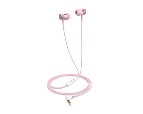 Наушники Audio series-Wired earphone E303P Pink