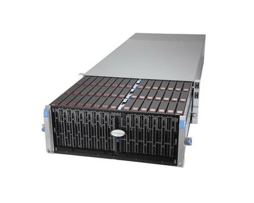 Сервер SSG-6049SP-DE2CR90 *1, Intel Xeon Silver 4210 *4, 16GB DDR4 RECC 2933MHz *4, Intel D3-S4510 240GB SATA *2, AOC-S3008L-L8i*2, CBL-SAST-0699*2 (432035)