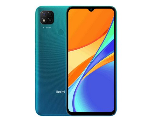 Смартфон Xiaomi Redmi 9C NFC, 2+32 GB, Aurora Green 6.53'' 20:9 1600 x 720, 1,8 ГГц+2,3 ГГц, 8 Core, 2 GB, 32 GB, 13Mpix+2Mpix/5 MP, 2 Sim, 2G, 3G, LTE, BT v5.0, Wi-Fi, NFC, GPS / AGPS, GLONASS, Beidou, Micro-USB, 5000 mAh, 196 г, 164,9 ммx77,07 ммx9