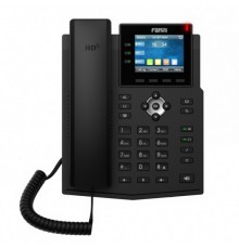 Телефон IP Fanvil IP X3U Pro  6 линий, цветной экран 2.8, HD, Opus, 10/100/1000 Мбит/с, PoE                                                                                                                                                               