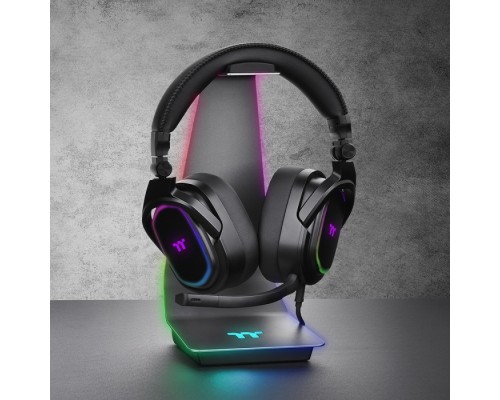 Подставка для полноразмерных наушников или игровой гарнитуры Argent HS1 RGB/HS1 Headset Stand/Space Grey/Aluminum/RGB/USB 3.0 x 2/Audio 3.5 x 1/SW Control GEA-HS1-THSSIL-01 GEA-HS1-THSSIL-01 (527170)