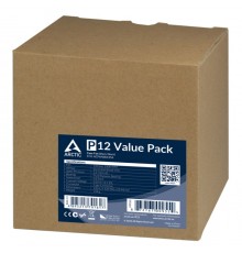 Вентилятор корпусной ARCTIC P12 Value pack (black/black)  (5pc)  (ACFAN00135A) (701617)                                                                                                                                                                   