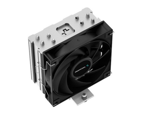 Кулер AG400 (Height 150mm, 6mm x 4pcs, Fan 120mm, 500~2000RPM ±10%, < 31.6 dB(A), 4-pin PWM, TDP 220W,  Al+Cu, Screw, Socket AMD AM5/AM4, Intel LGA1700/1200/115x) (727590) (R-AG400-BKNNMN-G-1)