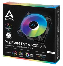 Вентилятор корпусной ARCTIC P12 PWM PST A-RGB 0dB (Black) - retail (ACFAN00231A) (703154)                                                                                                                                                                 