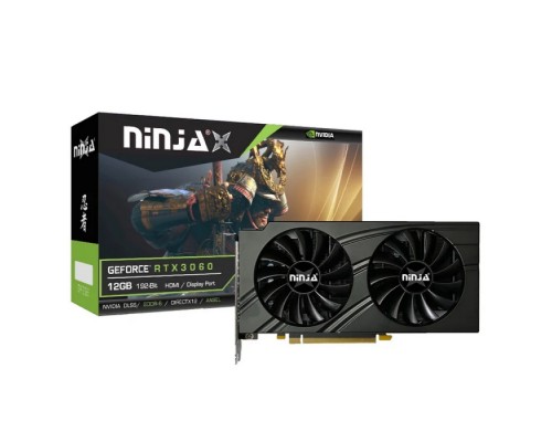 Видеокарта Ninja RTX3060 (3584SP) 12GB GDDR6 192BIT (HDMI/3xDP) 12GB GDDR6 192BIT (HDMI/DP)