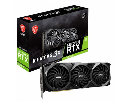 Видеокарта RTX3070Ti VENTUS 3X 8GB GDDR6 256bit 3xDP HDMI RTL