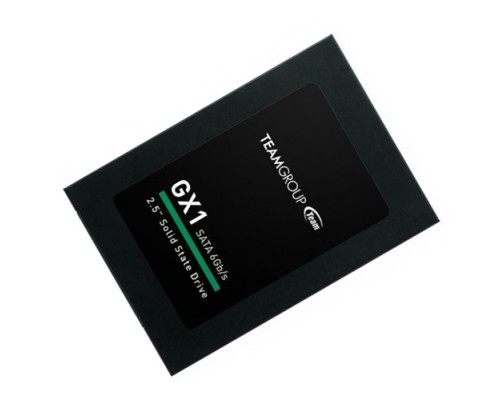 Жесткий диск 2.5 120GB Team Group GX1 Client SSD [T253X1120G0C101] SATA 6Gb/s, 500/320, MTBF 1M, 3D NAND, 100TBW, 0,76DWPD, RTL T253X1120G0C101 (645264)