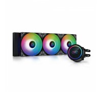 Система охлаждения GAMMAXX L360 A-RGB (Black)  (727170) (Radiator L 402mm, Height Rad+Fan 52mm, Tube 465mm, Fan ARGB 120mm*3, Fan 500~1800RPM ±10%, lt; 30 dB(A), Fan 4-pin PWM, Pump 3-pin, A-RGB 5VDC Socket AMD AM4, Intel LGA 2066/2011-v3/2011/12    