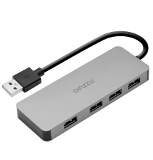 Универсальный USB разветвитель  HUB GR-771UB Ginzzu USB 2.0 4 port (505104)                                                                                                                                                                               