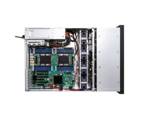 Компьютерный корпус IW-RS212-07 SLIMSAS BP 800W*2/PDB/FAN 8038mm*4/SLIMSAS * 4 BP/rear 2.5 HDD module(12G)/28RAIL/power cord*2