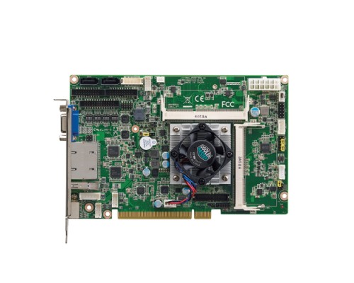 Материнская плата с ЦПУ PCI-7032G2-00A2E, CPU Intel Celeron J1900, 2xDDR3L SO-DIMM, VGA/LVDS/DVI, 4xPCI 32bit/33MHz, 2xSATA/mSATA, 2xGbE LAN, 4xCOM, 7xUSB Advantech (требуется установка батарейки CR2032)