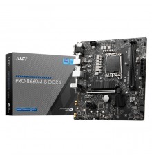 Материнская плата PRO B660M-B DDR4 B660,LGA1700,2DDR4,1PCI-Ex16,1PCI-Ex1,1M.2,4SATA3,6USB3.2GEN1 (938550)                                                                                                                                                 