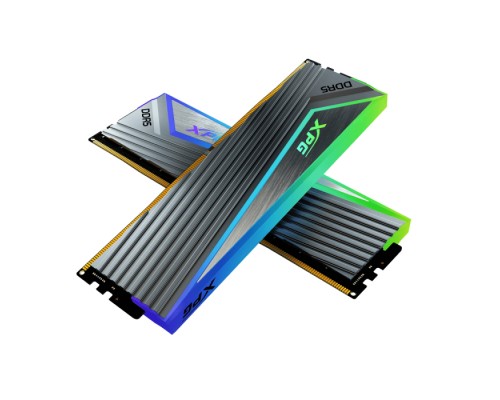 Оперативная память 32GB ADATA DDR5 6400 DIMM XPG Caster RGB AX5U6400C4016G-DCCARGY ECC, CL40, 1.25V, 2 x 16GB, RTL AX5U6400C4016G-DCCARGY (937773)