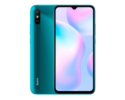 Смартфон Xiaomi Redmi 9A, 2+32 GB, Aurora Green 6.53 20:9 1600 x 720, 2.0GHz, 8 Core, 2GB RAM, 32GB, 13Mpix/5Mpix, 2 Sim, 2G, 3G, LTE, BT v5.0, WiFi 802.11 b/g/n, GPS / AGPS, GLONASS, Beidou, Micro-USB, 5000 mAh, 164,9 ммx77,07 ммx9 мм