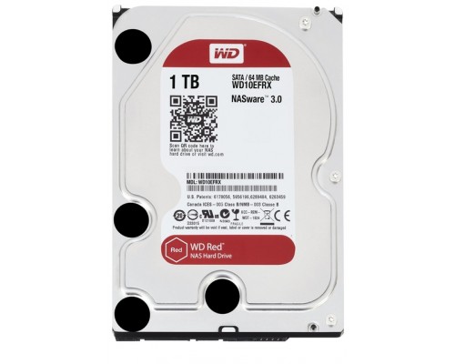 Жесткий диск 1TB WD10EFRX Red, SATA3, Cache 64MB, IntelliPower