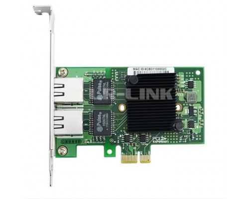 Сетевой адаптер PCIE 1GB DUAL PORT LREC9222HT LR-LINK