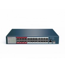 Коммутатор 24PORT 100M POE DS-S2624P(B) HIKVISION                                                                                                                                                                                                         