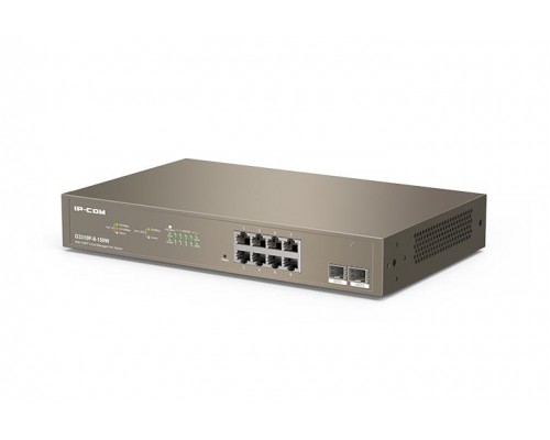 Коммутатор 8GE/2SFP POE MANAGED G3310P-8-150W IP-COM