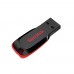 Флэш-диск USB 2.0 64Gb SanDisk Cruzer Blade SDCZ50-064G-B35 Black&Red