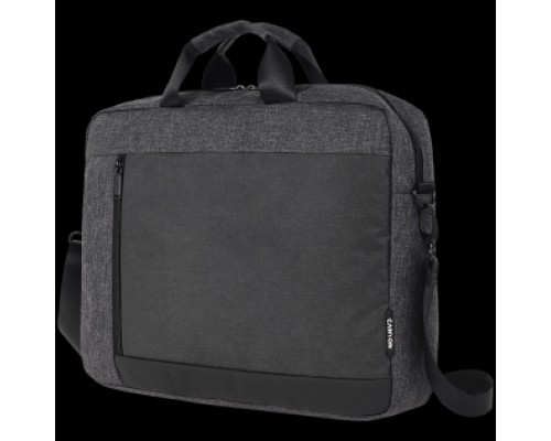 Сумка для ноутбука CANYON B-5, Laptop bag for 15.6 inch410MM x300MM x 70MMDark GreyExterior materials: 100% PolyesterInner materials:100% Polyester