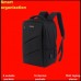 Рюкзак для ноутбука CANYON BPE-5, Laptop backpack for 15.6 inchProduct spec/size(mm): 400MM x300MM x 120MM(+60MM)Grey, Canyon LogoEXTERIOR materials:100% PolyesterInner materials:100% Polyestermax weigh