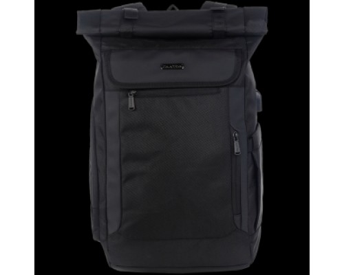 Рюкзак для ноутбука CANYON RT-7, Laptop backpack for 17.3 inch, Product spec/size(mm): 470MM(+200MM) x300MM x 130MM, Black, EXTERIOR materials:100% Polyester, Inner materials:100% Polyester, max weight (KGS):