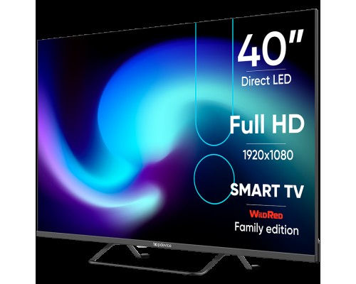 Телевизор Topdevice, 40''DLED FHD DigitalSmartTV,FRAMELESS,U BASE,MT9256,DVB-T/C/T2/S2,WITH CI SLOT,CI+, Innolux230±20 Bri,Android 11.0 1G+8G with Wildred launcher,DVB-T/C/T2/S2,USB,Hotel FUN,H.265,Dolby,AC-3,WiFi,PAL/SECAM,BG/DK/I/NICAM,EN,RU(Def),A