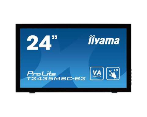 Монитор LCD 23.6'' [16:9] 1920х1080(FHD) VA, GLARE, TOUCH, 60 Гц, 250cd/m2, H178°/V178°, 3000:1, 12М:1, 16.7M, 6ms, DVI, HDMI, DP, USB-Hub, Tilt, Speakers, Webcam, 3Y, Black