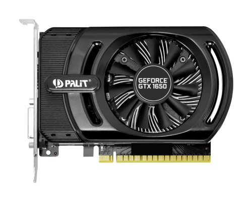 Видеокарта Palit PA-GTX1650 StormX  6G GTX1650 STORMX 4G GDDR5 128bit DVI HDMI NE51650006G1-1170F