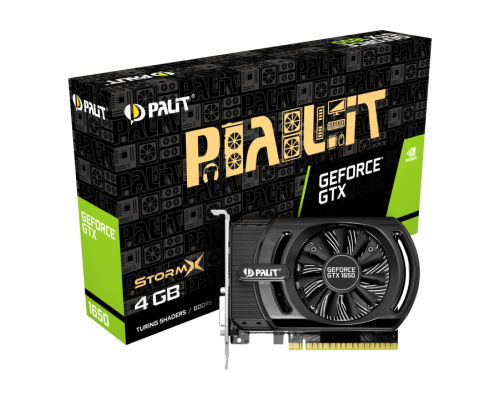 Видеокарта Palit PA-GTX1650 StormX  6G GTX1650 STORMX 4G GDDR5 128bit DVI HDMI NE51650006G1-1170F