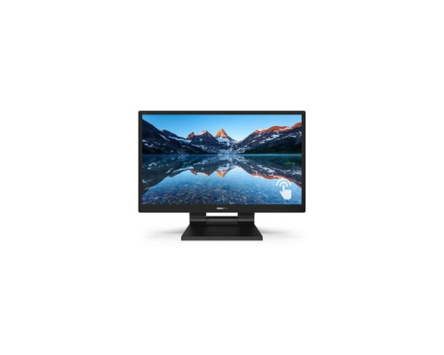 Монитор LCD 23.8'' [16:9] 1920х1080(FHD) IPS, GLARE, TOUCH, 250cd/m2, H178°/V178°, 1000:1, 50M:1, 16.7M, 5ms, VGA, DVI, HDMI, DP, USB-Hub, Height adj, Tilt, Speakers, 3Y, Black